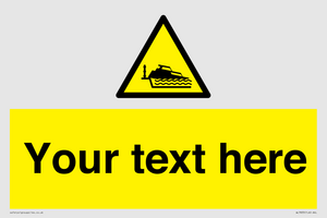 Custom warning grounding cruiser on lock cill